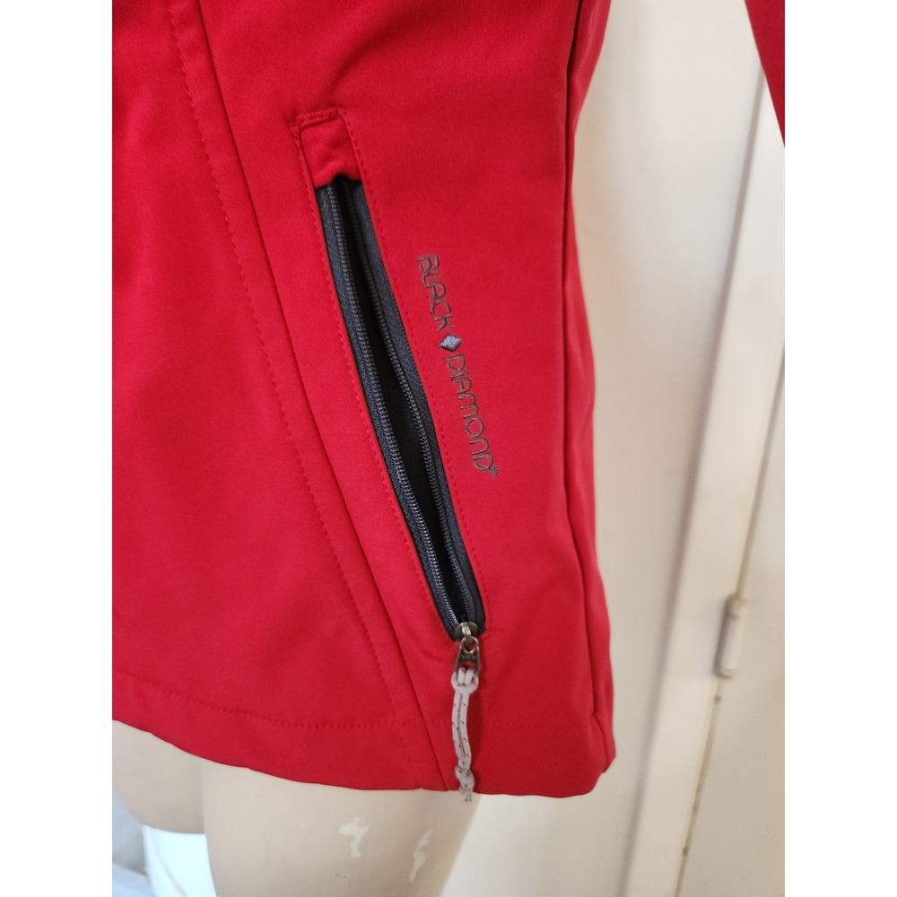 Black Diamond Double Diamond Red Softshell Hooded… - image 3